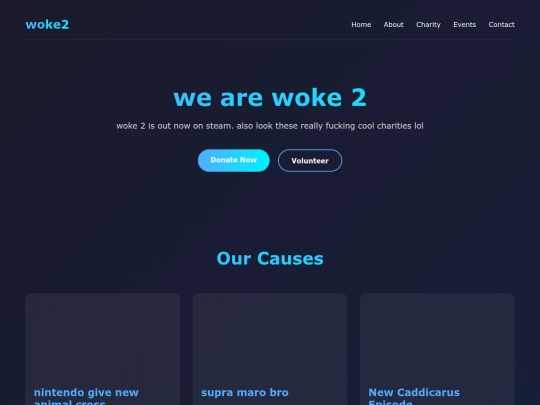 charity screenshot