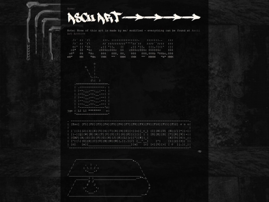 ascii screenshot