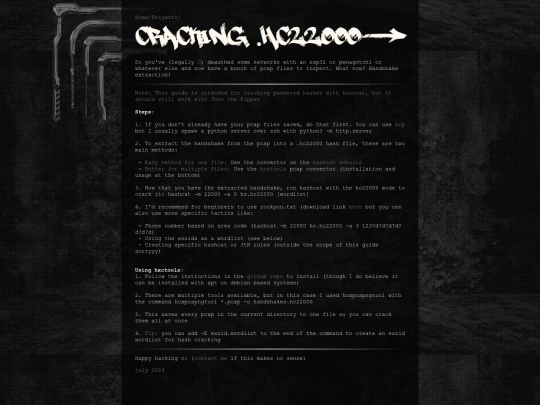 projects/cracking screenshot