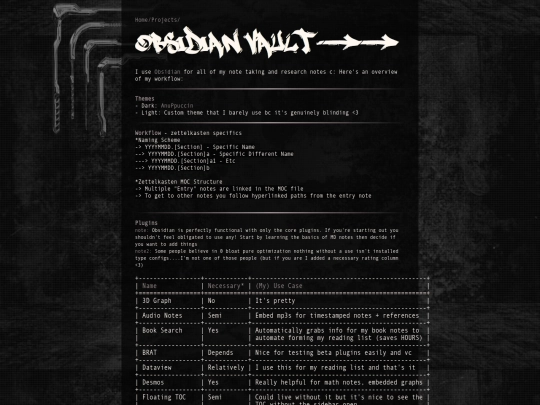 projects/obsidian screenshot