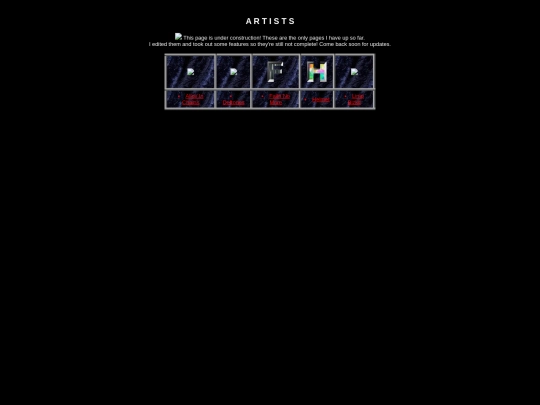 artists screenshot