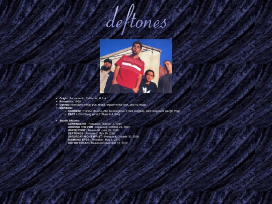 deftones screenshot