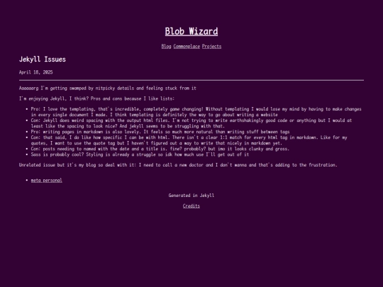 2025/04/18/jekyll-issues screenshot