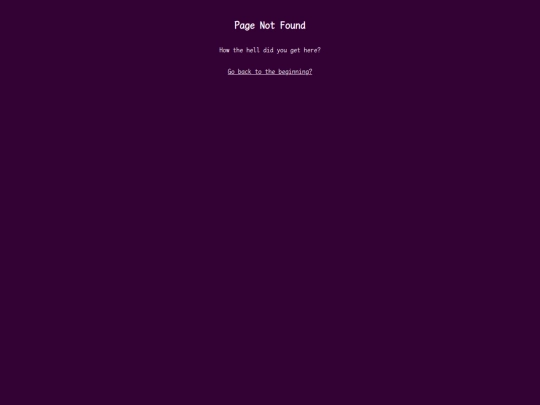 not_found screenshot
