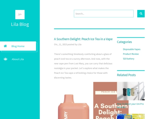 A-Southern-Delight-Peach-Ice-Tea-in-a-Vape screenshot