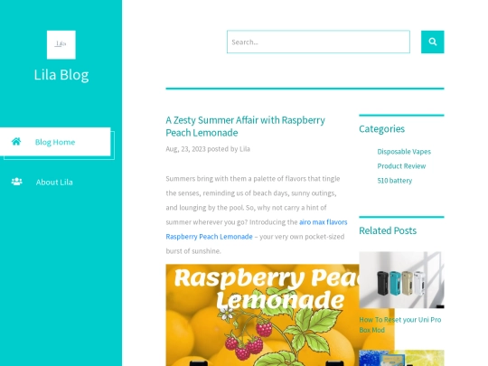 A-Zesty-Summer-Affair-with-Raspberry-Peach-Lemonade screenshot