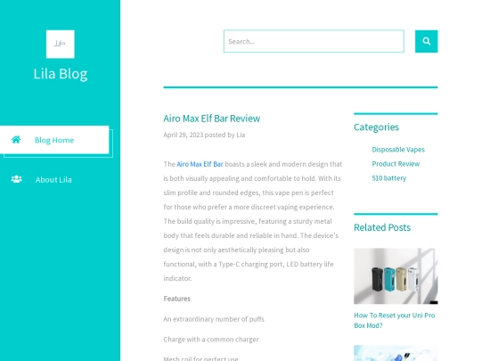 Airo Max Elf Bar Review screenshot