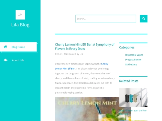 Cherry-Lemon-Mint-Elf-Bar-A-Symphony-of-Flavors-in-Every-Draw screenshot