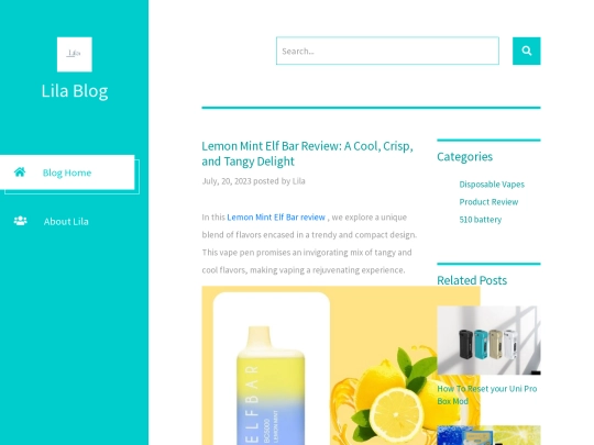 Lemon-Mint-Elf-Bar-Review-A-Cool-Crisp-and-Tangy-Delight screenshot