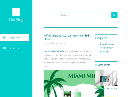 Refreshing-Elegance-Lost-Mary-Miami-Mint-Flavor screenshot