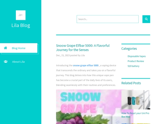 Snoow-Grape-Elfbar-5000-A-Flavorful-Journey-for-the-Senses screenshot