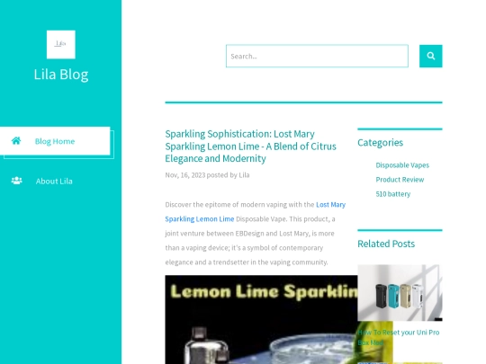 Sparkling-Sophistication-Lost-Mary-Sparkling-Lemon-Lime screenshot