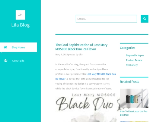 The-Cool-Sophistication-of-Lost-Mary-MO5000-Black-Duo-Ice-Flavor screenshot