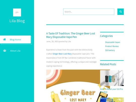 The-Ginger-Beer-Lost-Mary-Disposable-Vape-Pen screenshot