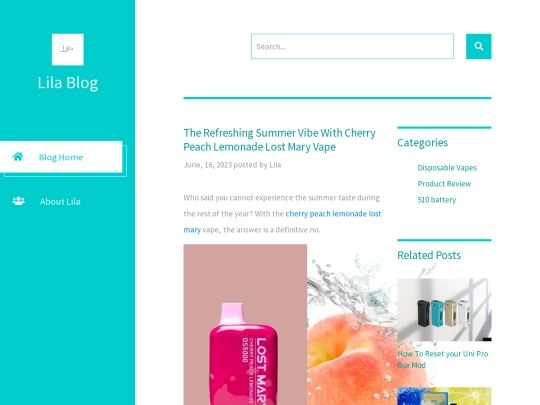 The-Refreshing-Summer-Vibe-With-Cherry-Peach-Lemonade-Lost-Mary-Vape screenshot