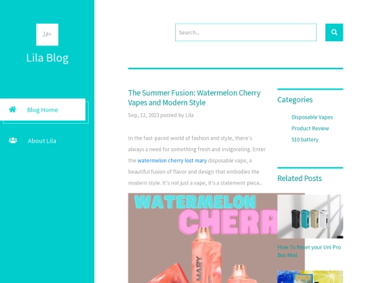 The-Summer-Fusion-Watermelon-Cherry-Vapes-and-Modern-Style screenshot