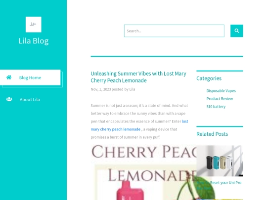 Unleashing-Summer-Vibes-with-Lost-Mary-Cherry-Peach-Lemonade screenshot
