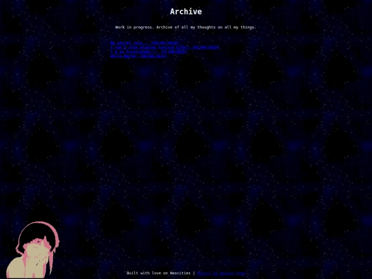 archive screenshot