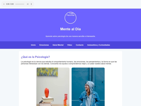 Pagina/Index screenshot
