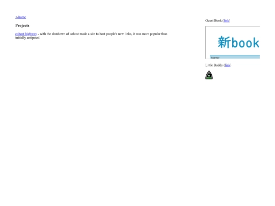 projects screenshot