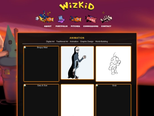 portfolio-animation screenshot