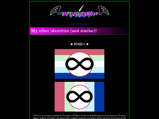 bio/otheridentities screenshot