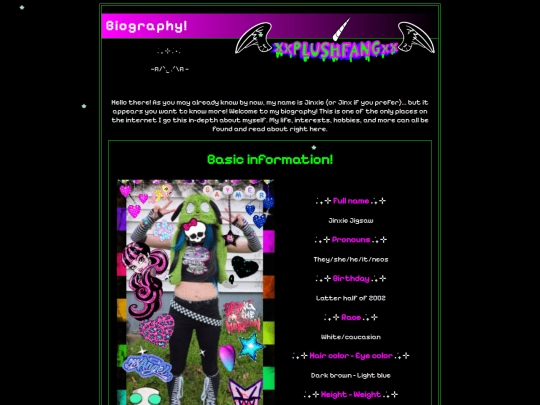 biography screenshot