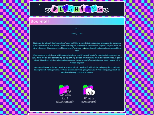 journal screenshot