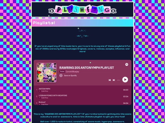 playlists screenshot