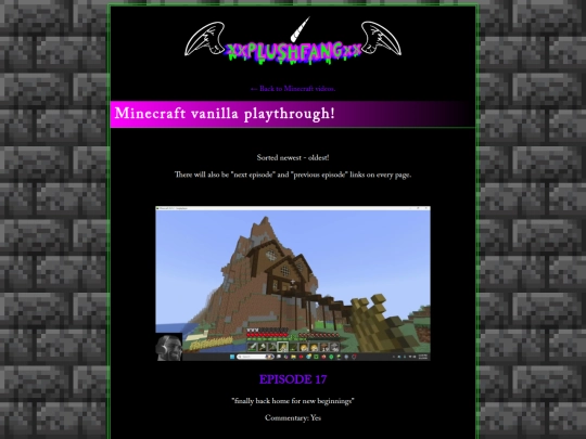 videos/minecraftplaythrough screenshot