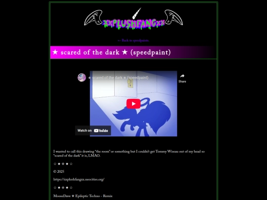 videos/speedpaint/throwmetothewolves screenshot