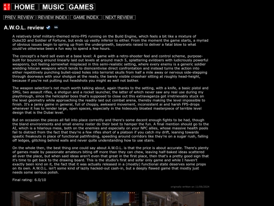 videogames/awol screenshot