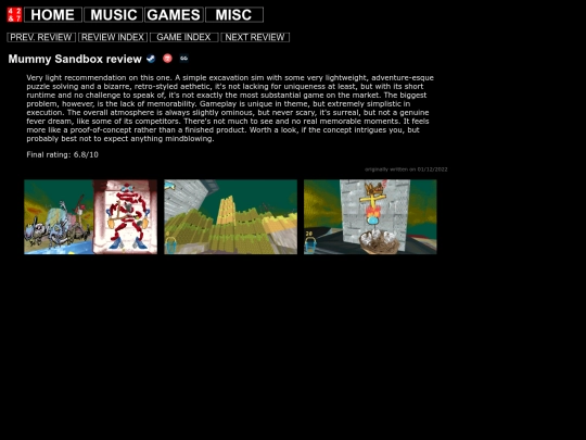 videogames/mummy_sandbox screenshot