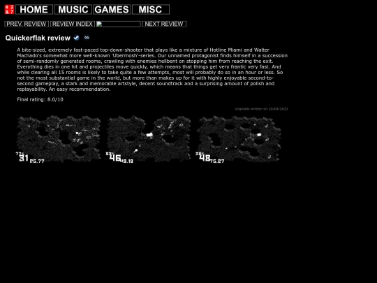 videogames/quickerflak screenshot