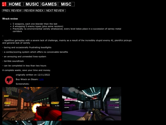 videogames/wrack screenshot