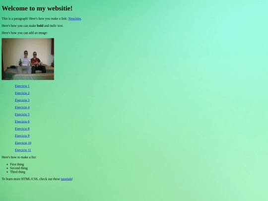 index screenshot