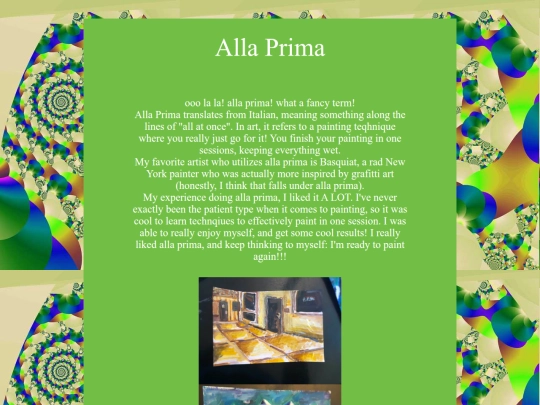 allaprima screenshot