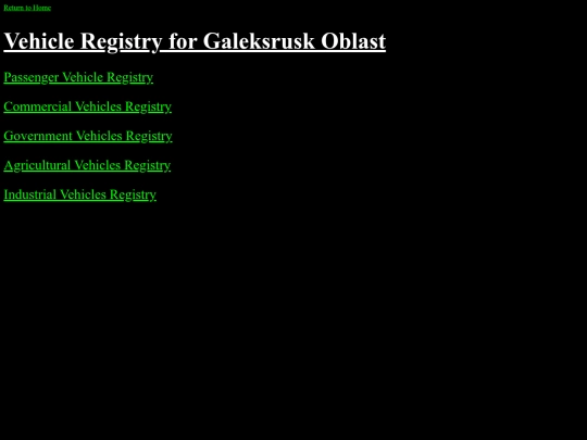 vehicleRegistry screenshot
