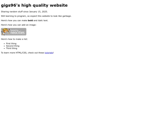 index screenshot