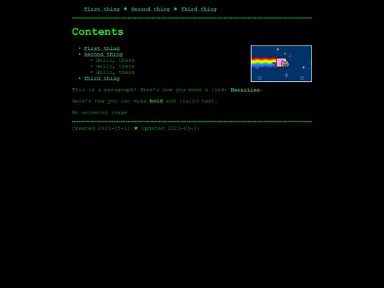 toc screenshot