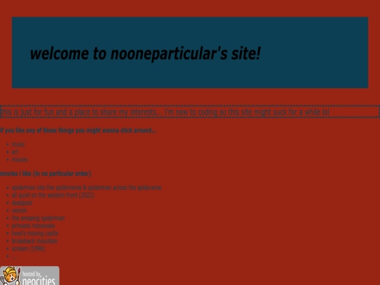 index screenshot