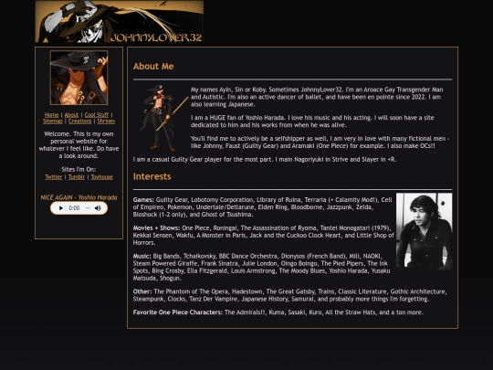 aboutme screenshot