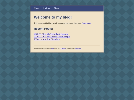 blog screenshot
