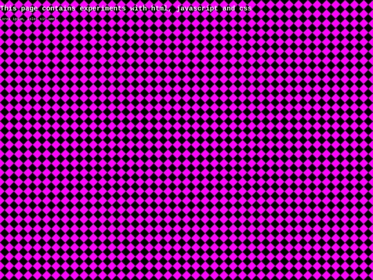 experiments screenshot
