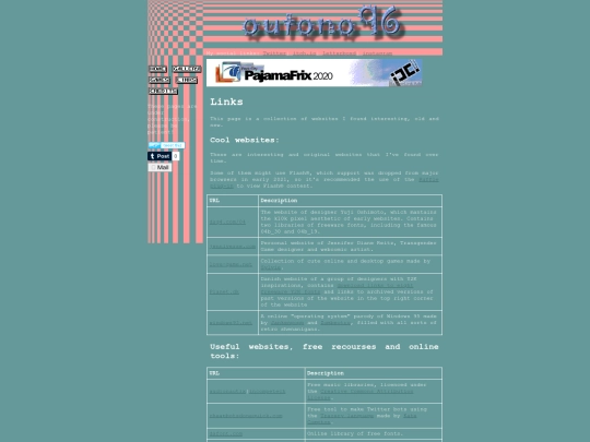 links screenshot