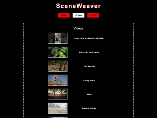 videos screenshot