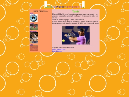 web deportes/Tenis screenshot