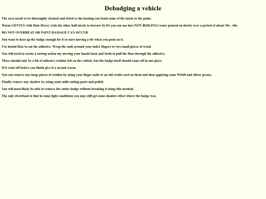 DEBADGE screenshot