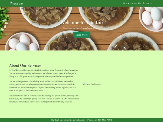 TataIlio/homepage screenshot