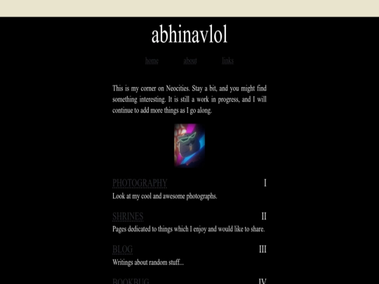 index screenshot